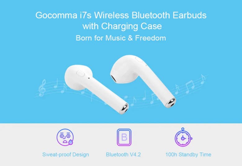 Gocomma i7s Wireless Bluetooth Earbuds