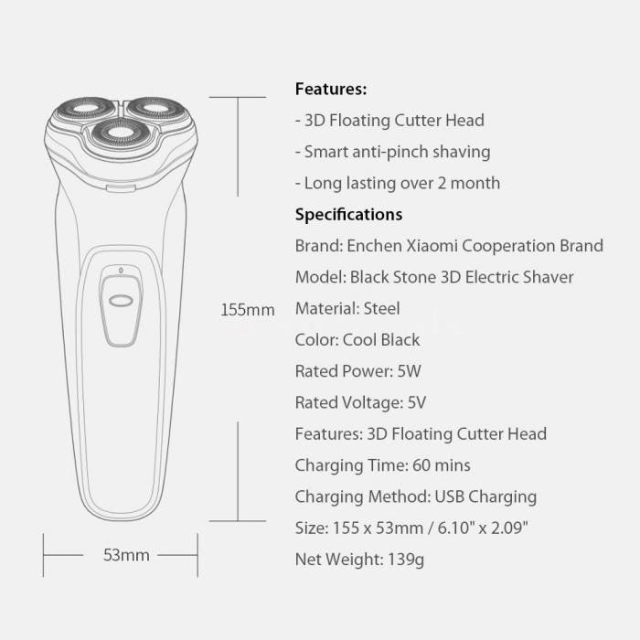 Xiaomi Youpin 3D Electric Shaver