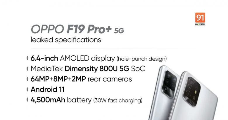 OPPO F19 Pro+