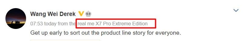  Realme X7 Pro Extreme Edition 