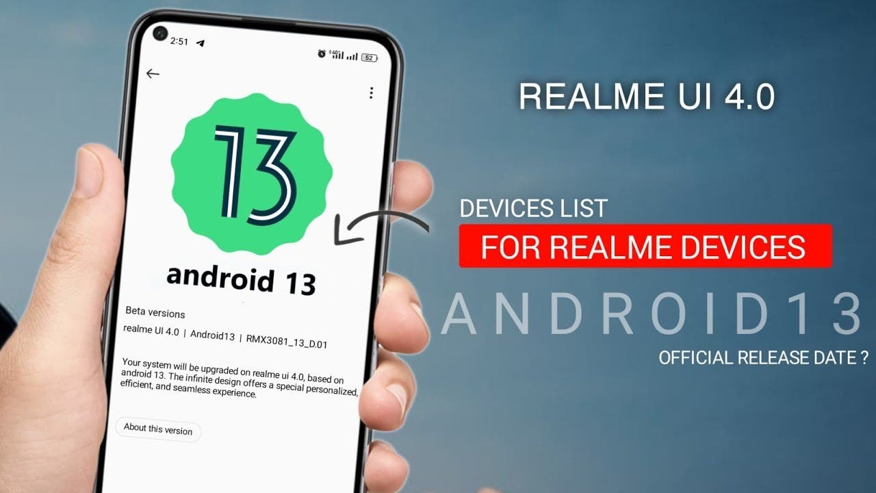 realme android 13