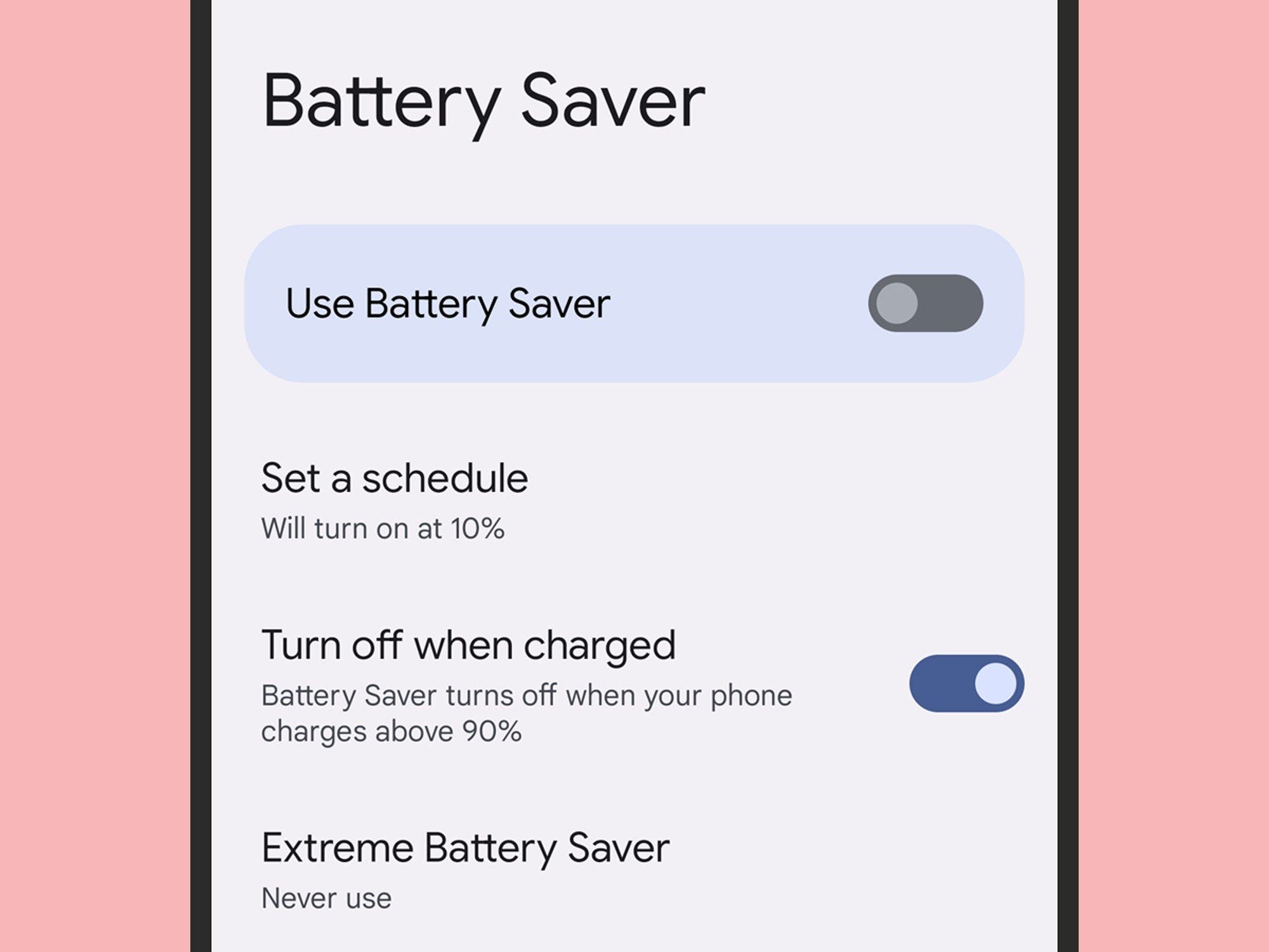 Extreme Battery Saver